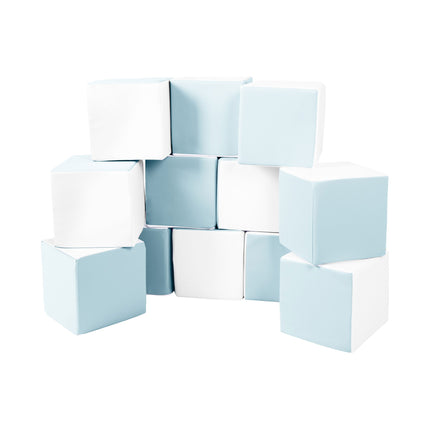 Soft Play Cubes (28cm Blocks), Pastel Blue