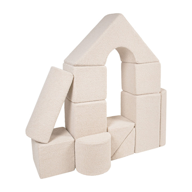 Bouclé Castle Set (11 Pieces), Beige