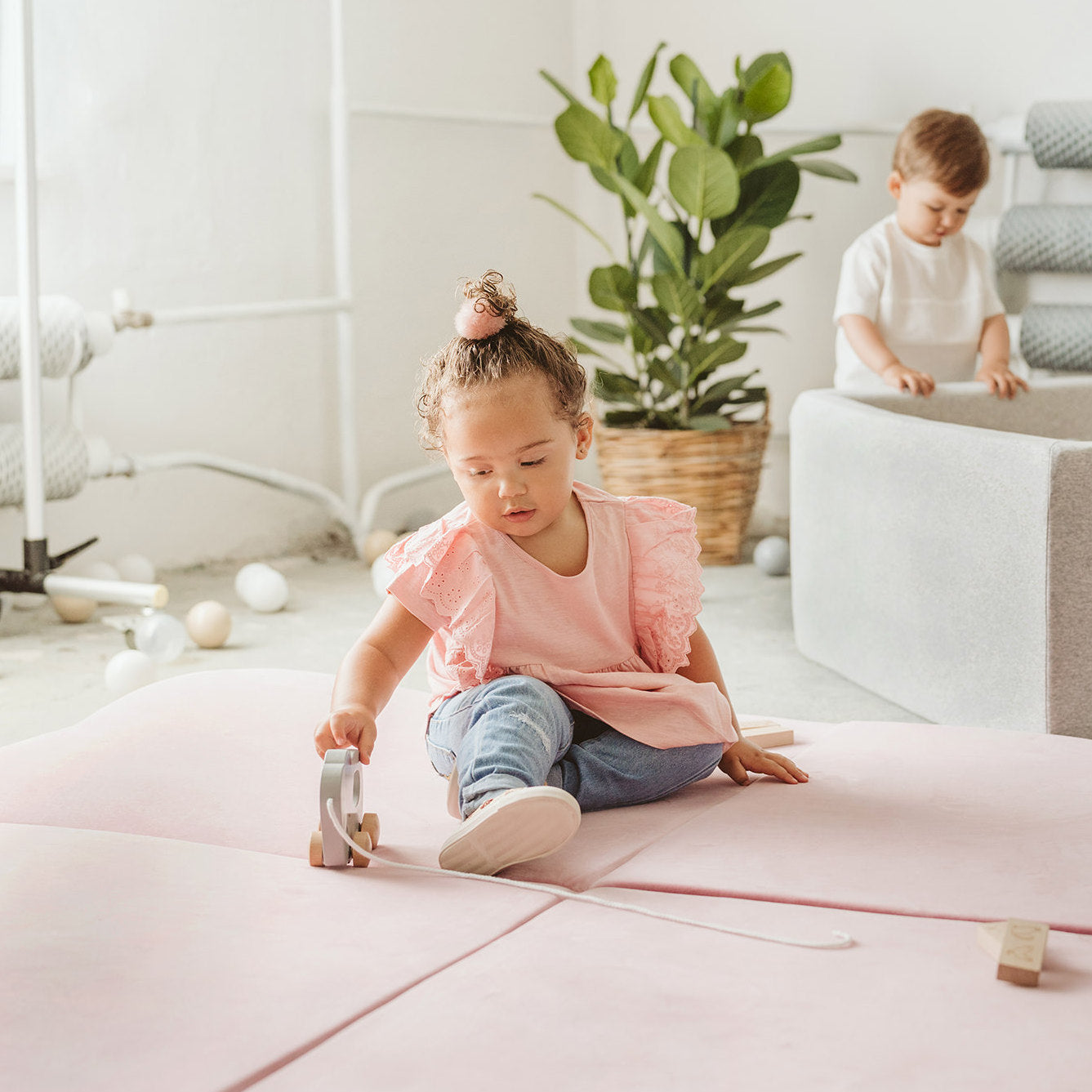 Cloud Play Mat, Pink