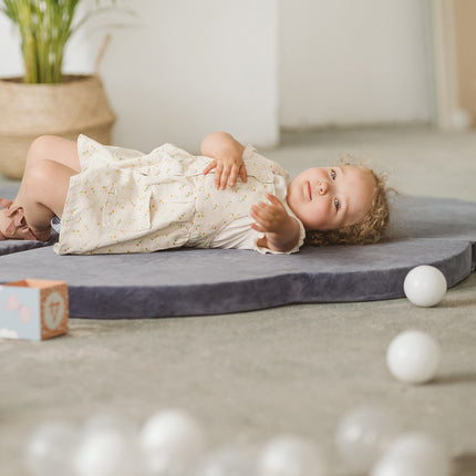 Cloud Play Mat, Blue Grey