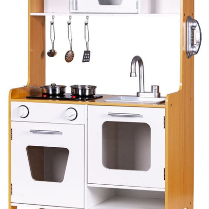 Midi Wooden Play Kitchen, White