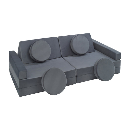 Soft Modular Sofa, Dark Grey