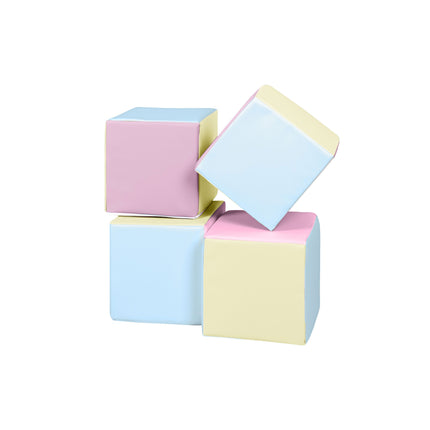 Soft Play Cubes (28cm Blocks), Pastel Trio
