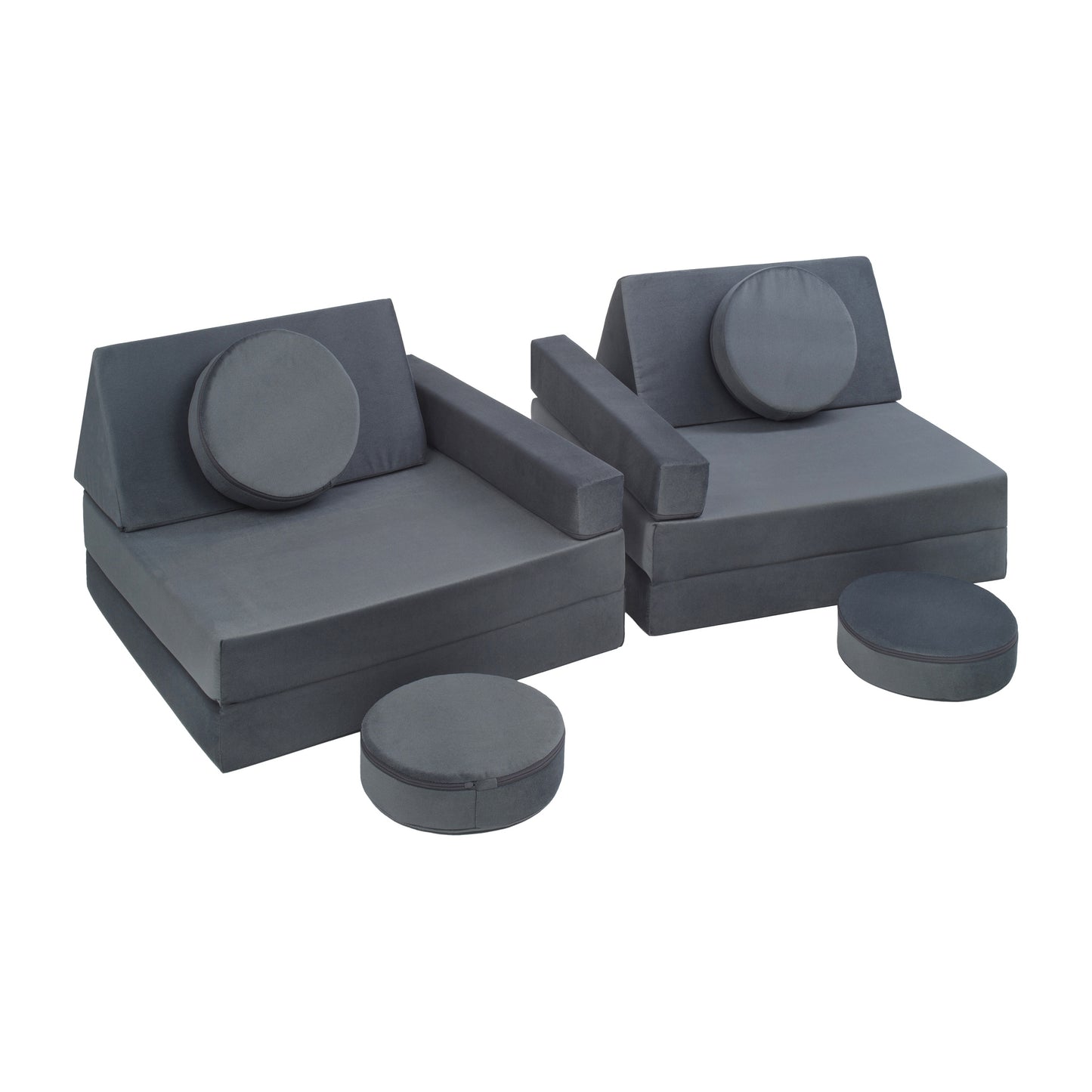 Soft Modular Sofa, Dark Grey