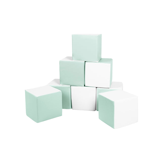 Soft Play Cubes (28cm Blocks), Pastel Mint