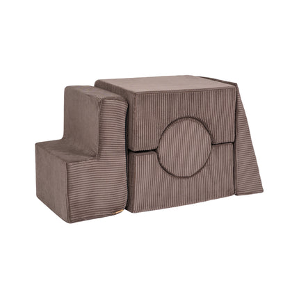 Cylinder 5-Piece Playsystem, Chunky Corduroy Brown