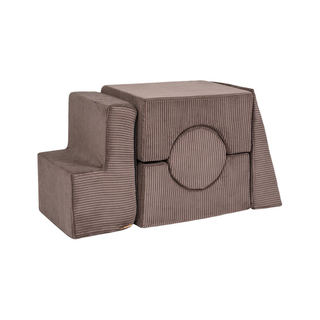 Cylinder 5-Piece Playsystem, Chunky Corduroy Brown