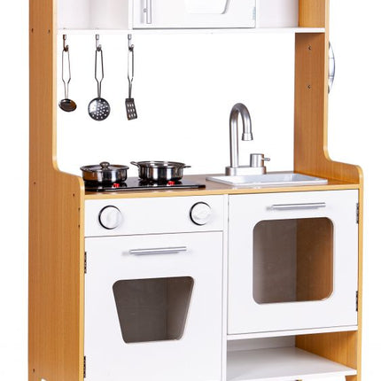 Midi Wooden Play Kitchen, White