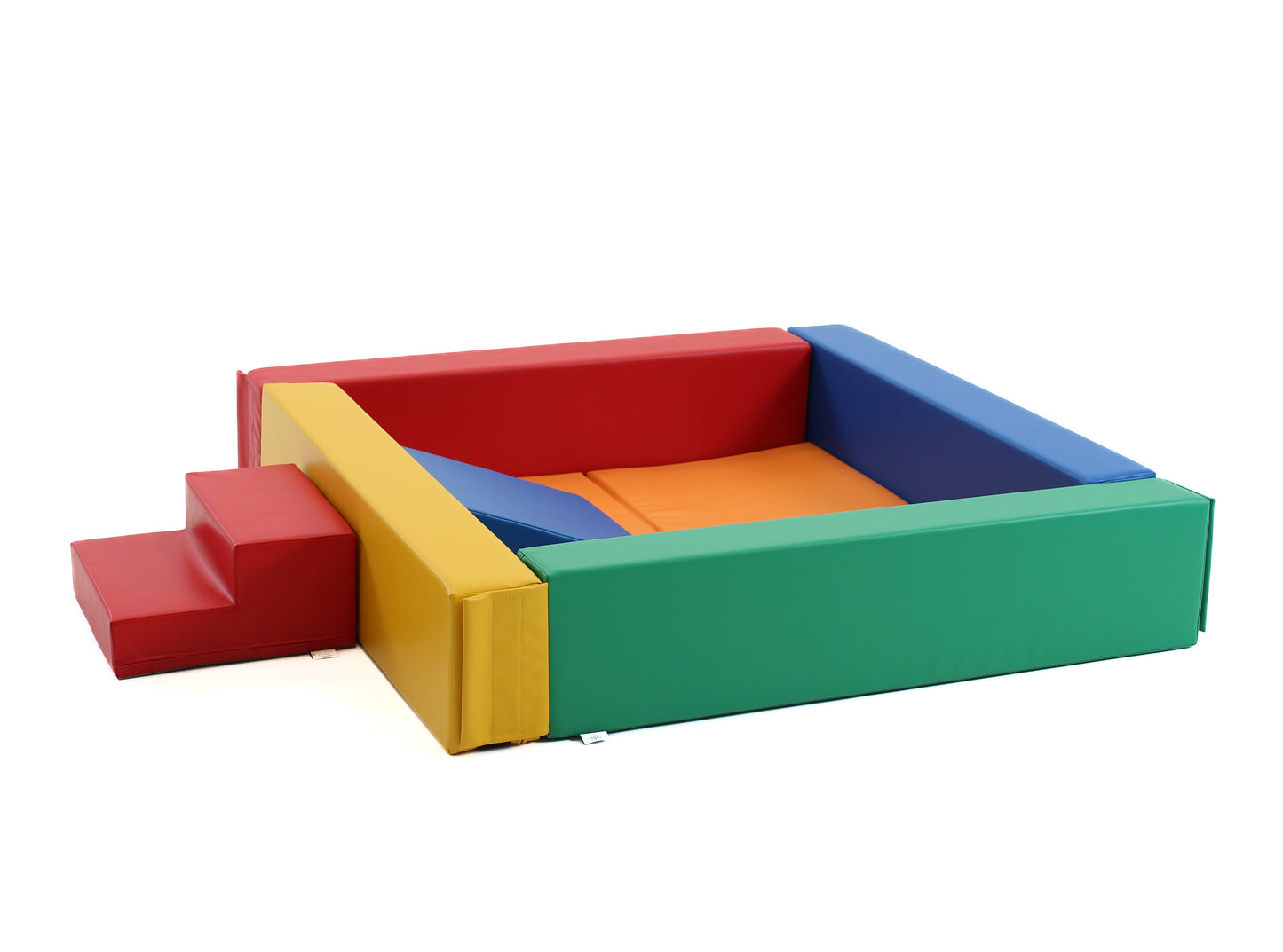 Soft Play Square Ball Pit, 130cm/4ft, Multi