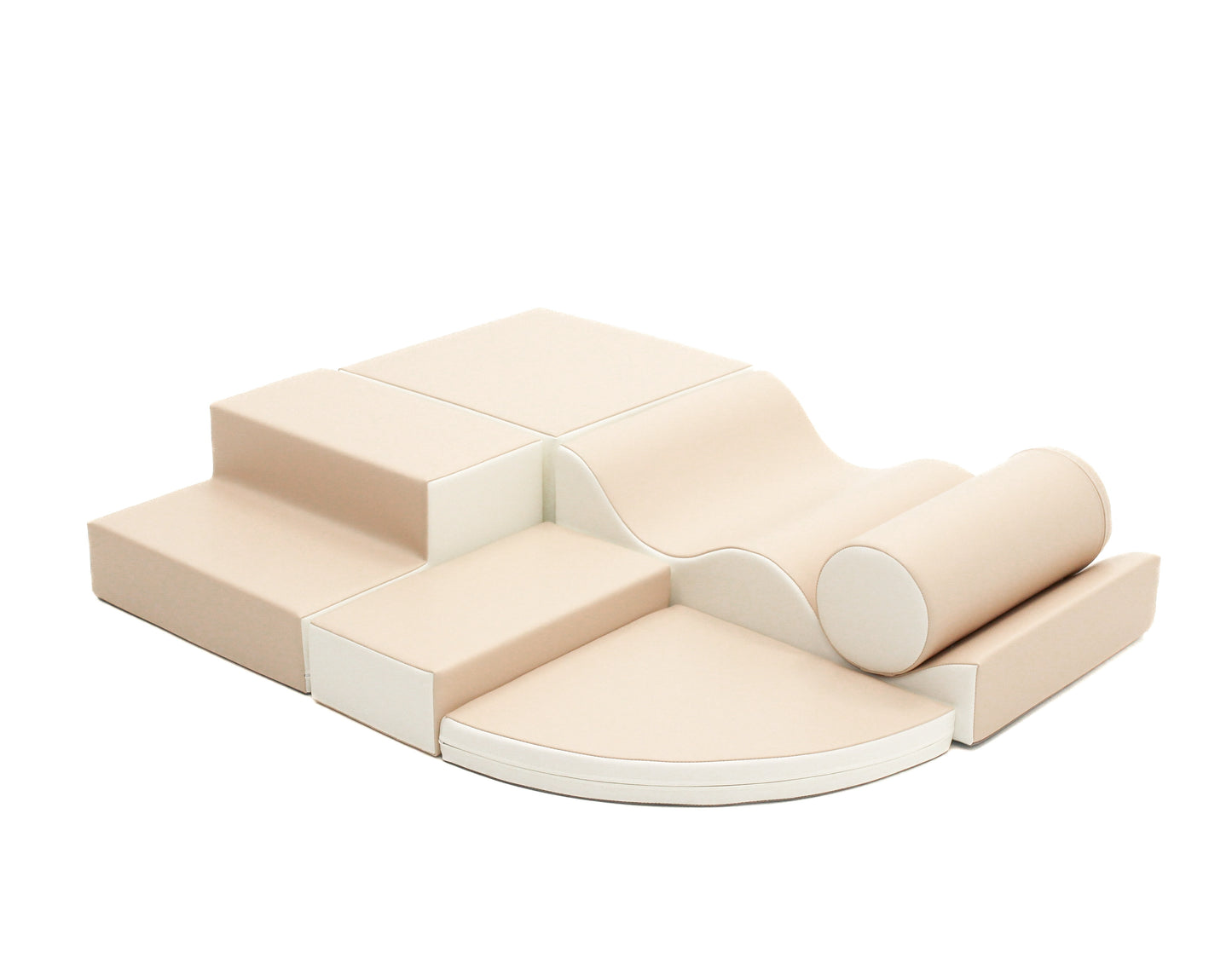 Climb & Roll, Beige & White