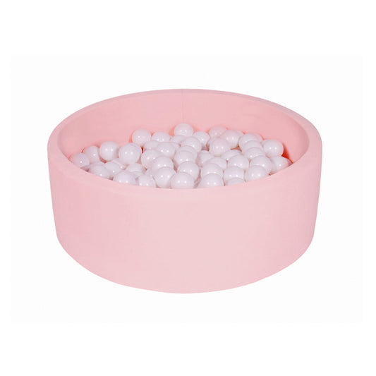 Cotton Round Ball Pit, Pink (Choose your own ball colours)