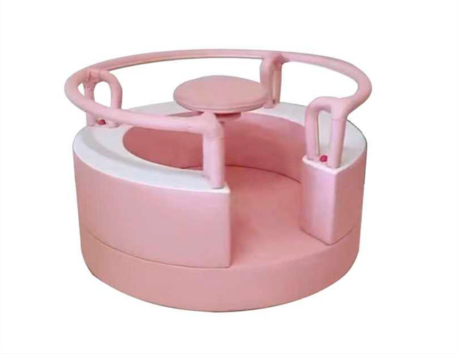 Round Ride-On Carousel (Non-Motorized)