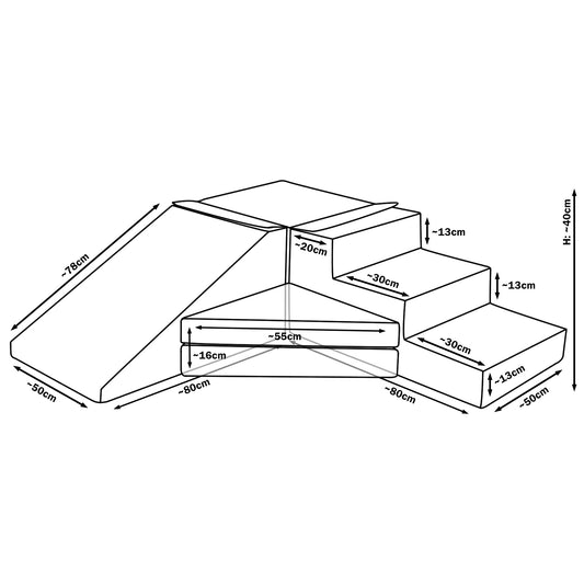 Step & Slide Set, Replacement Covers