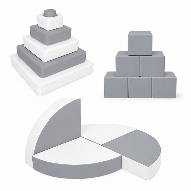 The Stacker BUNDLE, Grey & White