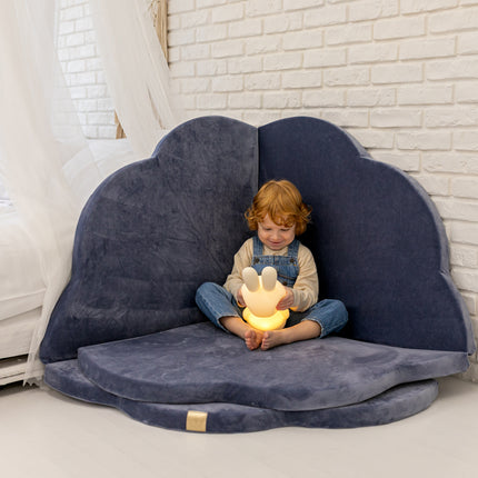 Cloud Play Mat, Blue Grey