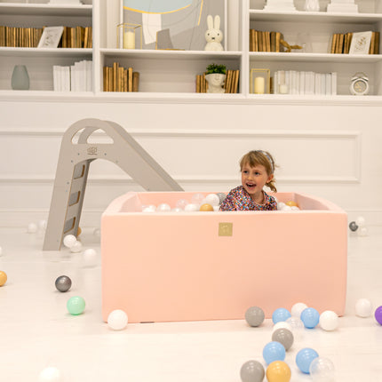 Cotton Square Ball Pit, Pink (Choose your own ball colours)