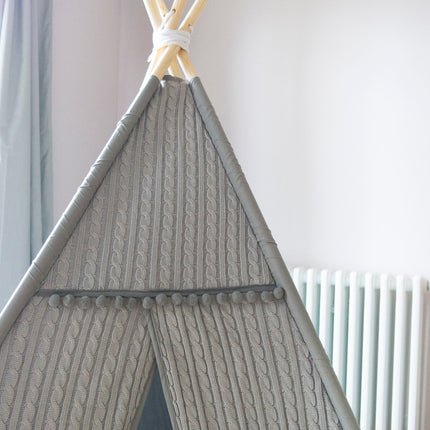 Malmo Teepee with Mat, Grey
