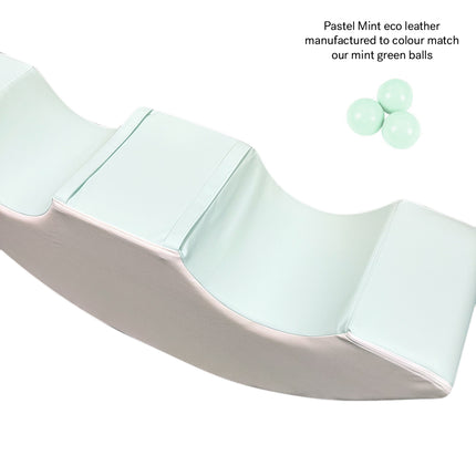Rainbow Soft Play Set, Pastel Mint & White