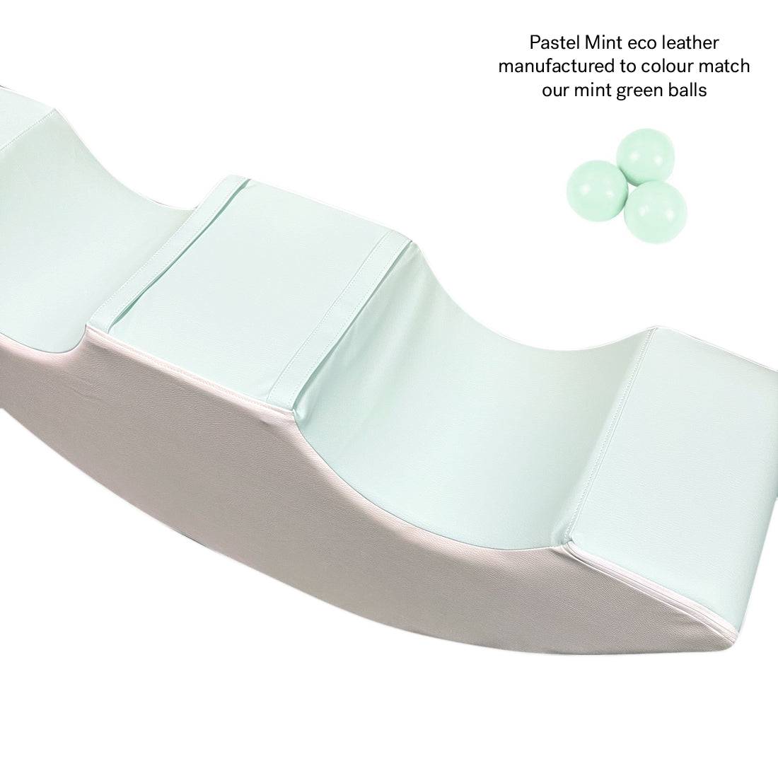 Rainbow Soft Play Set, Pastel Mint & White