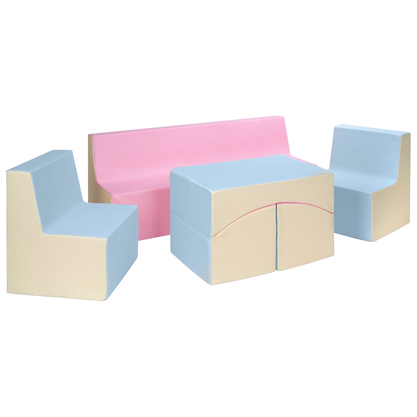 Soft Play Lounge Set, Pastel Mix