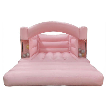 Luxury Balloon Leg Commercial Curved Arch Bouncy Castle – Kids Event Inflatable