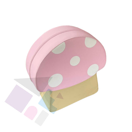 Pink Soft Play Mushroom Shape, Decorative Foam Blocks for Kids