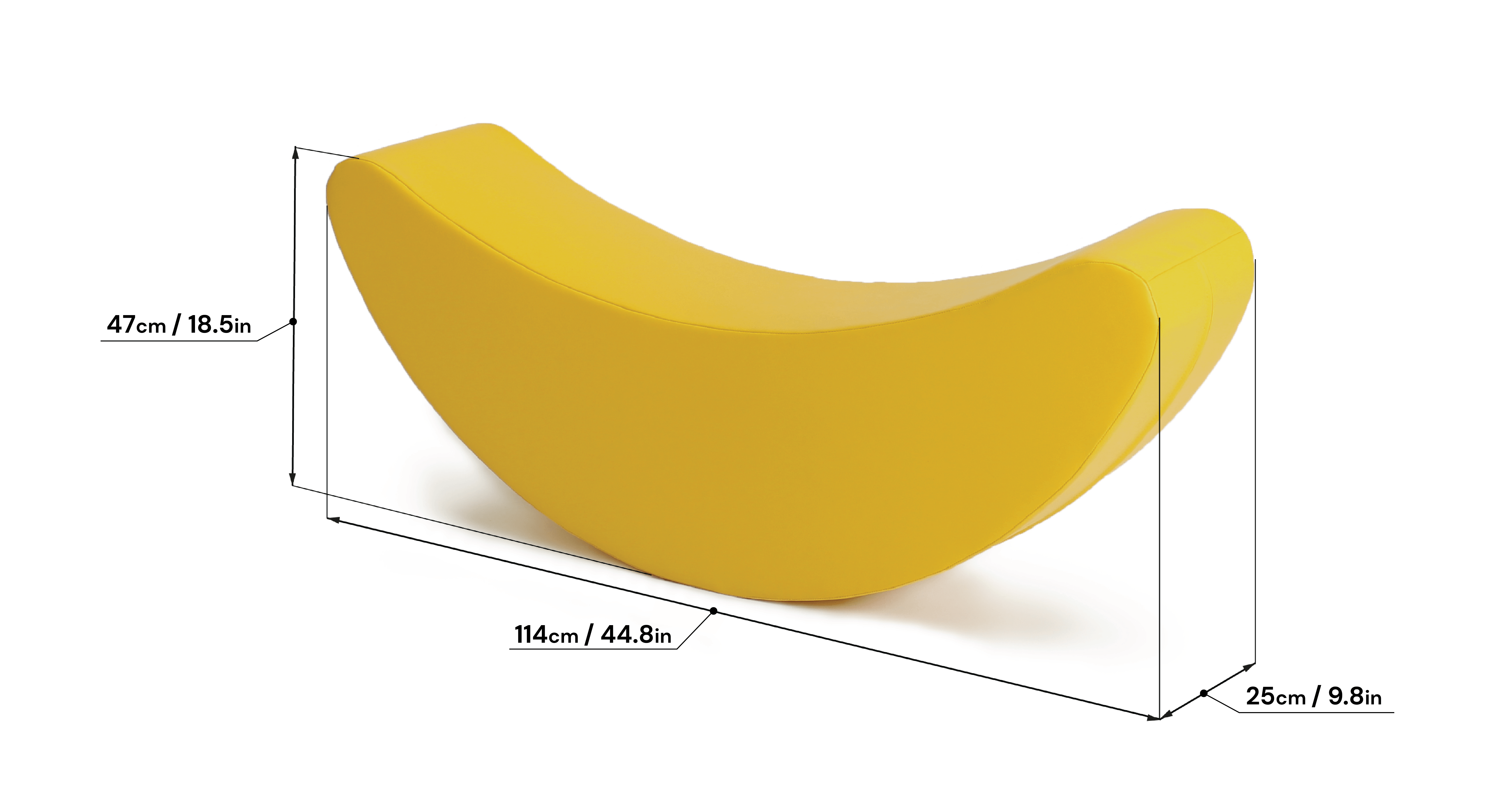 Banana Rocker | Yellow – Soft Play Kingdom