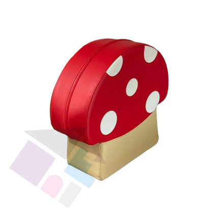 Red Soft Play Mushroom Shape, Decorative Foam Blocks for Kids