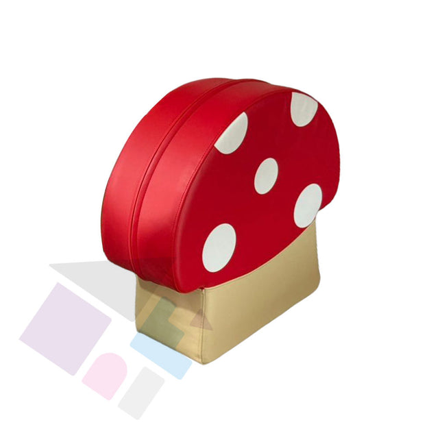 Red Soft Play Mushroom Shape, Decorative Foam Blocks for Kids