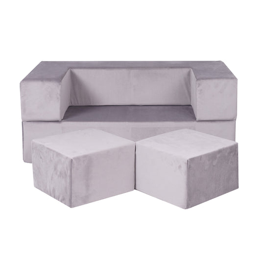 Soft Blocks Sofa, Grey