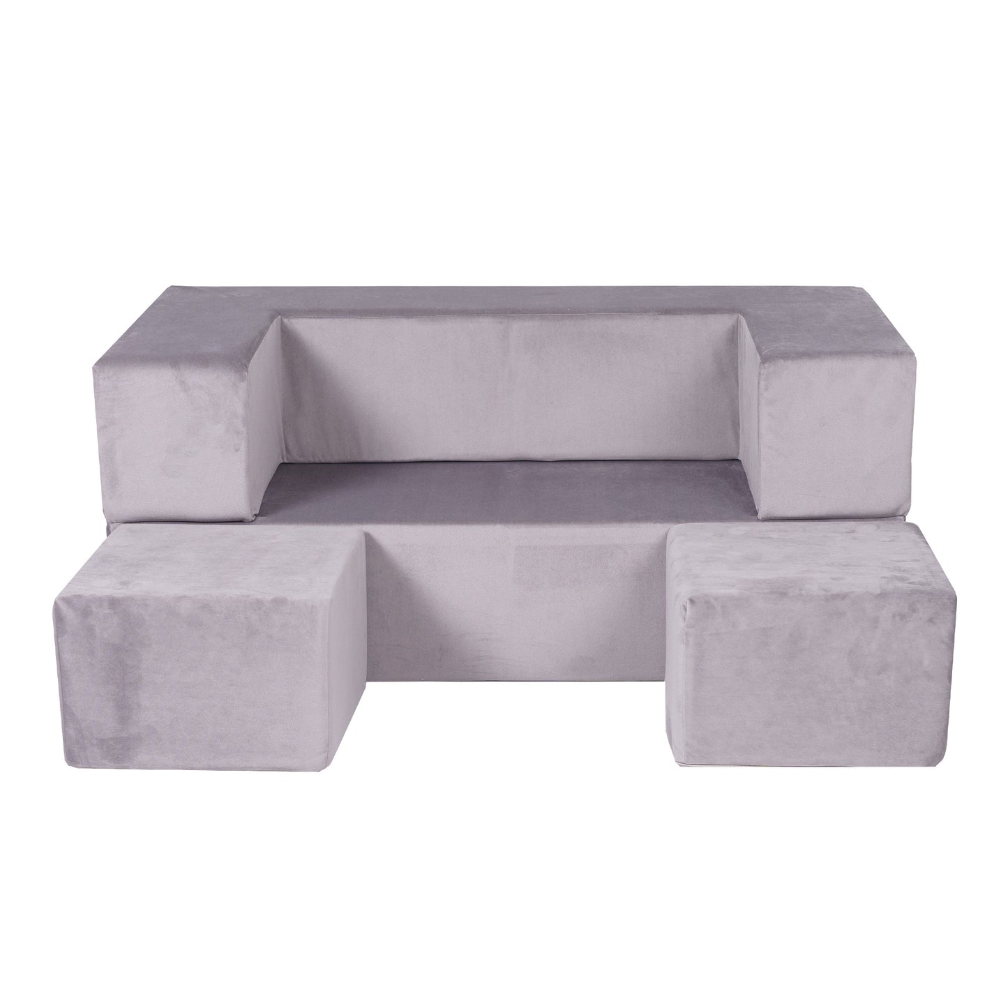 Soft Blocks Sofa, Grey