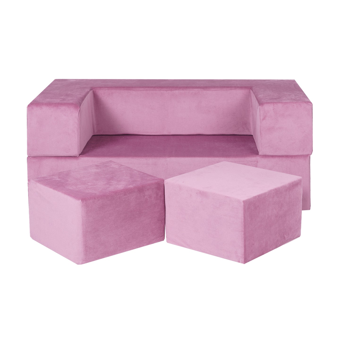 Soft Blocks Sofa, Pink
