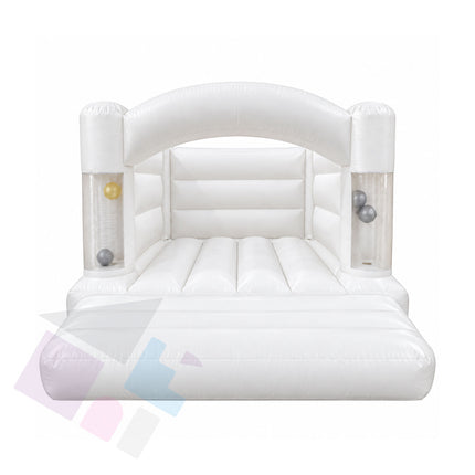 Luxury Balloon Leg Commercial Curved Arch Bouncy Castle – Kids Event Inflatable