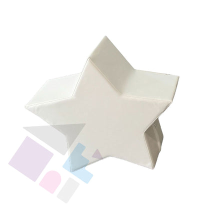 White Soft Play Star Shape, Decorative Foam Play Equipment for Kid