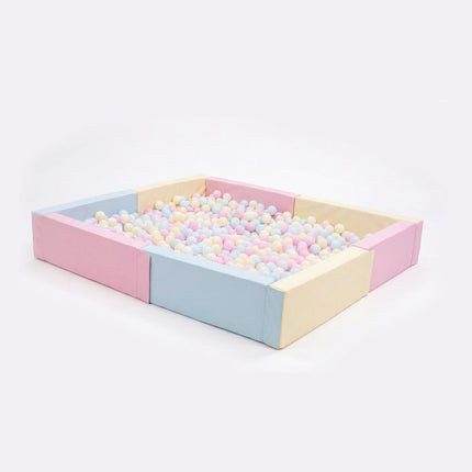 XL Soft Play Square Ball Pit, 180cm/6ft, Various Colours (Ball Pit Only, No Balls)