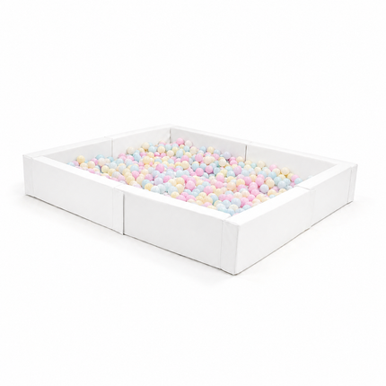 XL Soft Play Square Ball Pit, 180cm/6ft, Various Colours (Ball Pit Only, No Balls)