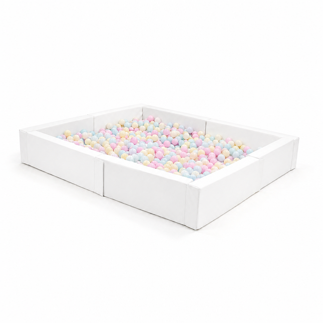 XL Soft Play Square Ball Pit, 180cm/6ft, Various Colours (Ball Pit Only, No Balls)