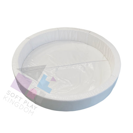 Large Soft Play Round Ball Pit (from 5ft to 8ft) | All Foam, Velcro Attachments