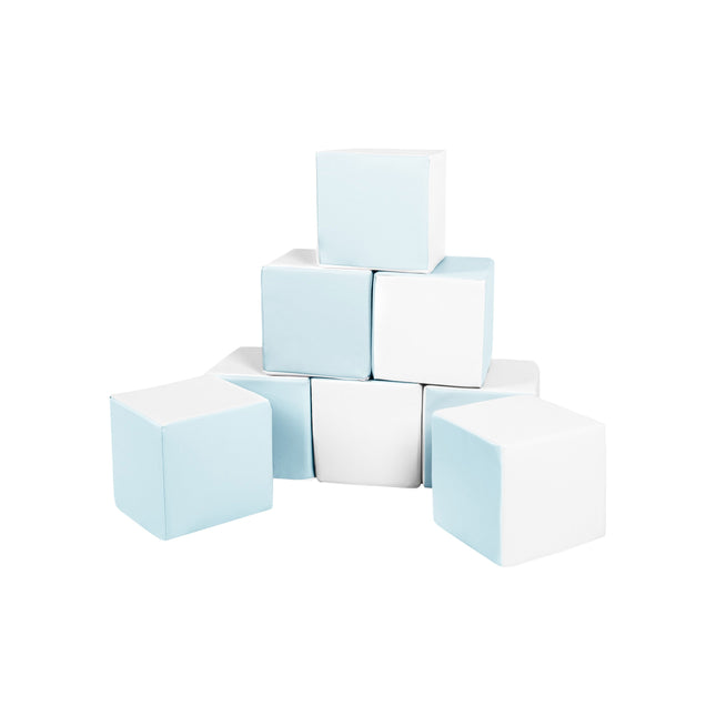 Soft Play Cubes (28cm Blocks), Pastel Blue