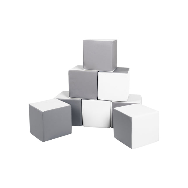 Soft Play Cubes (28cm Blocks), Grey