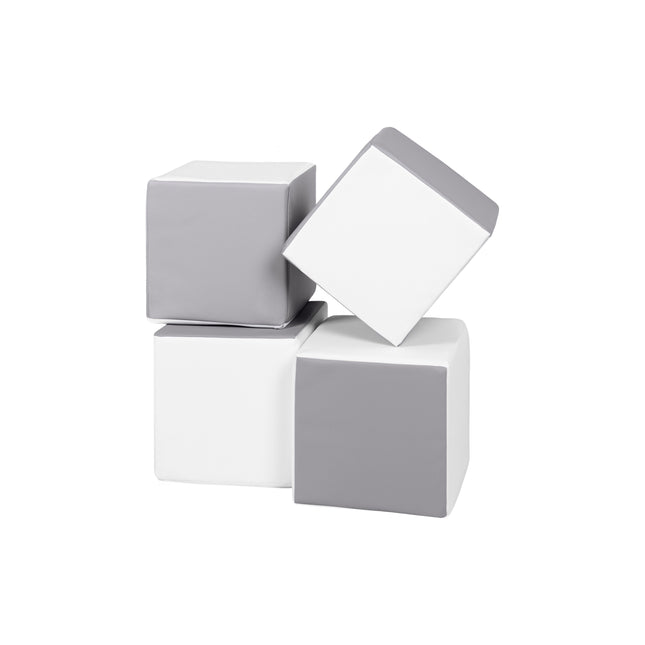 Soft Play Cubes (28cm Blocks), Grey