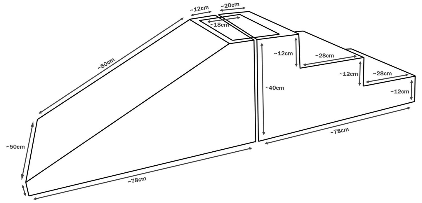 Midi Step & Slide Set, Replacement Covers