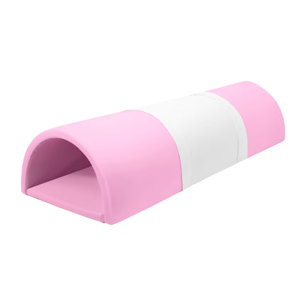 Soft Play Tunnel, 3 Pieces, Pastel Pink