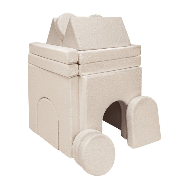 Bouclé Soft Modular Sofa Deluxe, Beige