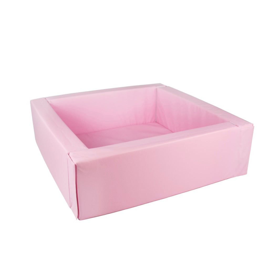 Soft Play Square Ball Pit, Pastel Pink (Choose your own ball colours)