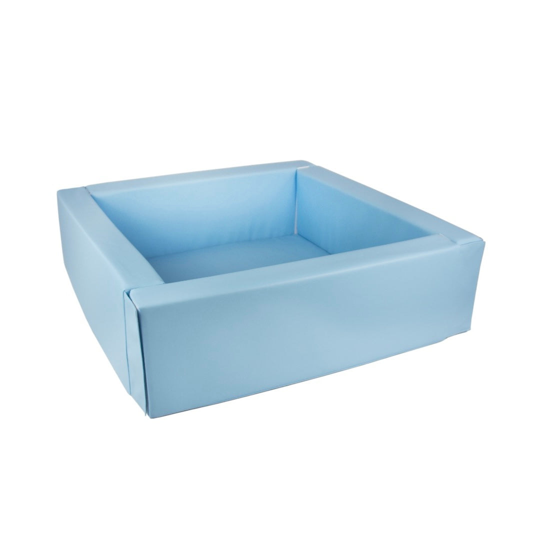 Soft Play Square Ball Pit, Pastel Blue (Choose your own ball colours)