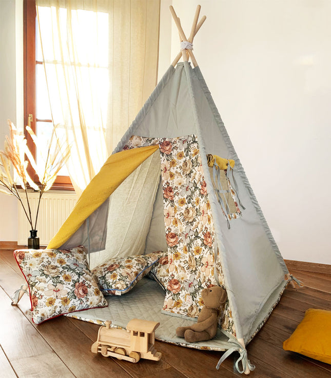 Wildflower Teepee with Mat