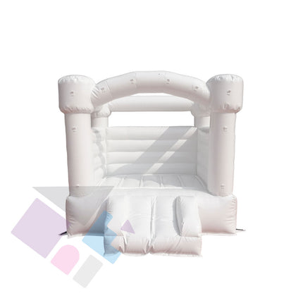 Mini Curved Arch Bounce House with Slide, 6.6x6.6ft