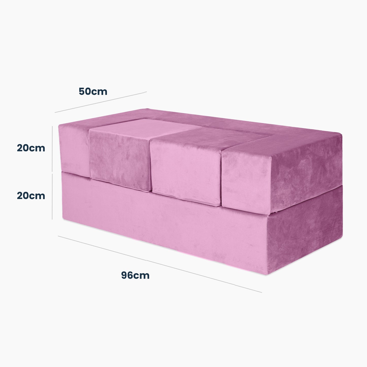 Soft Blocks Sofa, Pink