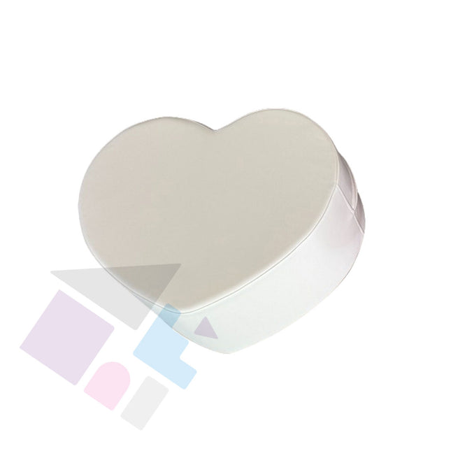 White Soft Play Heart Shape, Decorative Foam Blocks for Kids